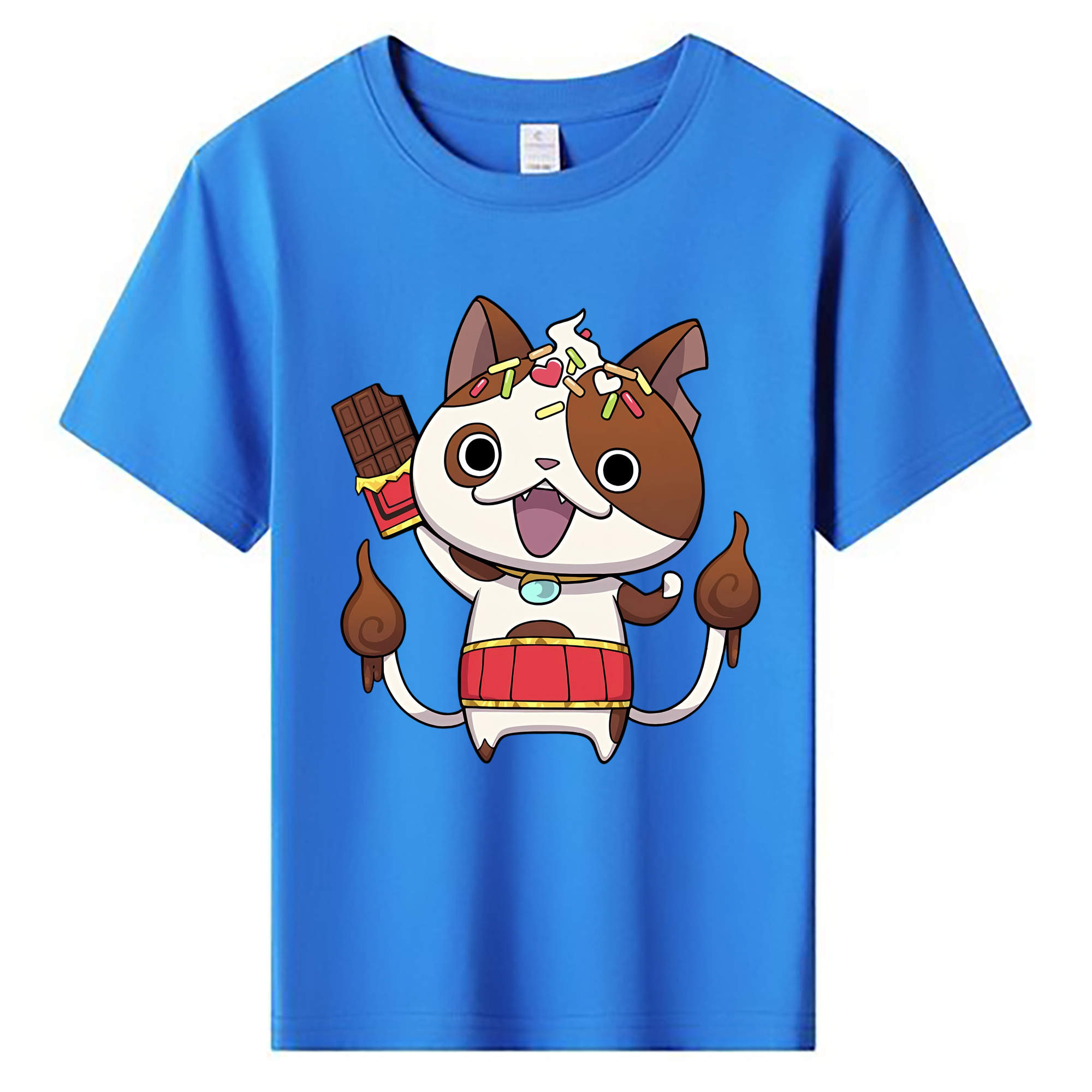 （画像用） 妖怪ウォッチ Yo-kai Watch 綿100％キッズTシャツ（フロントプリント）
